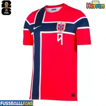 Norwegen Erling Haaland #9 Heimtrikot EM 2024 Kurzarm
